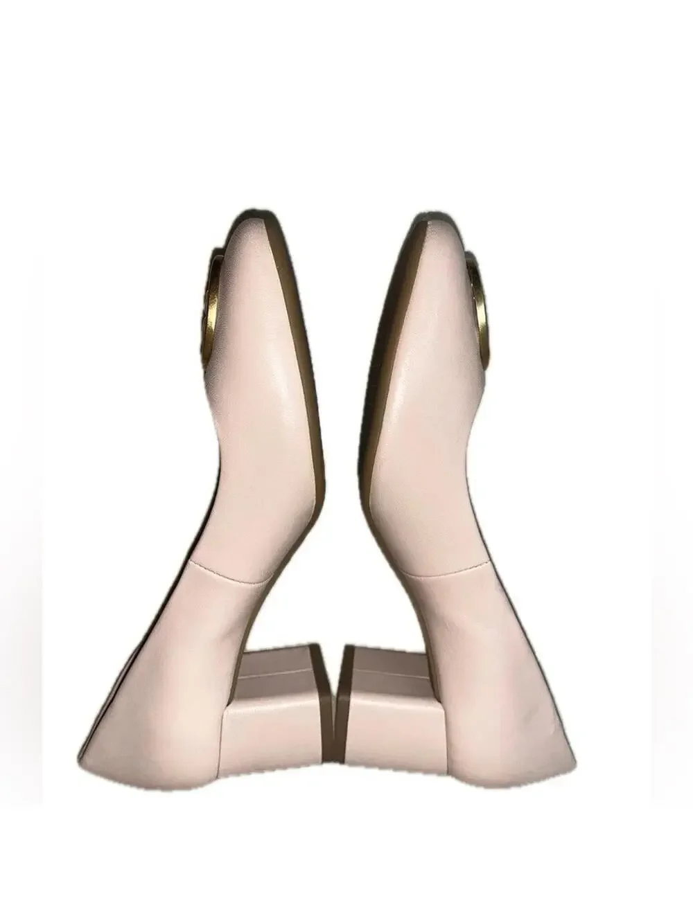 Tory Burch Women’s Leather Chelsea Heels, Pink, Size 6.5
